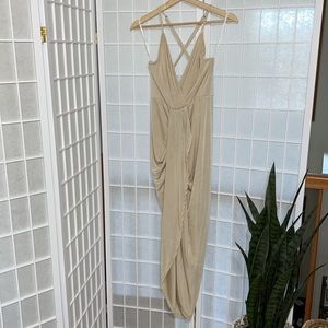 Lulu’s cream midi dress